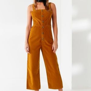 UO Corduroy Dungaree Jumpsuit